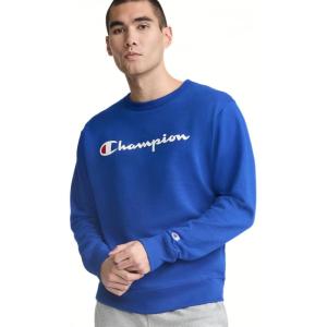 image:imageChampion mens Crewneck Sweatshirt Powerblend Fleece Hoodie Sweatshirt for Men Script Logo Reg Or Big amp TallSurf the Web  Classic Script Logo