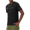 image:imageChampion Mens Classic Script Graphic Short Sleeve TShirt Standard Fit Script Logo Available in Regular and Big amp TallBlack