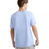 image:imageChampion Mens Classic Script Graphic Short Sleeve TShirt Standard Fit Script Logo Available in Regular and Big amp TallPewter Blue