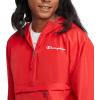 image:imageChampion Mens Jacket Stadium Fullzip Jacket Wind Resistant Water Resistant Jacket for MenScarlet Small  Small Script Logo