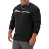 image:imageChampion Mens Long Sleeve Tshirt Classic Tshirt for Men Reg Or Big amp TallBlack  Classic Script Logo