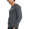 image:imageChampion Mens Long Sleeve Tshirt Classic Tshirt for Men Reg Or Big amp TallGranite Heather  Classic Script Logo