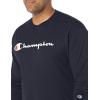 image:imageChampion Mens Long Sleeve Tshirt Classic Tshirt for Men Reg Or Big amp TallNavy  Classic Script Logo