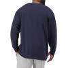 image:imageChampion Mens Long Sleeve Tshirt Classic Tshirt for Men Reg Or Big amp TallNavy  Classic Script Logo