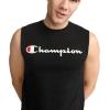 image:imageChampion Mens Muscle Tank Classic Graphic Muscle Tee Sleeveless Tshirt for Men Reg Or Big amp TallBlack  Classic Script Logo
