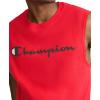 image:imageChampion Mens Muscle Tank Classic Graphic Muscle Tee Sleeveless Tshirt for Men Reg Or Big amp TallScarlet  Classic Script Logo