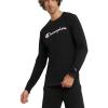 image:imageChampion Mens Long Sleeve Tshirt Classic Tshirt for Men Reg Or Big amp TallBlack Script