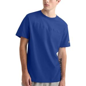 image:imageChampion Mens Classic Script Graphic Short Sleeve TShirt Standard Fit Script Logo Available in Regular and Big amp TallSurf the Web
