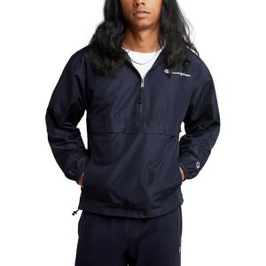 image:imageChampion Mens Jacket Stadium Fullzip Jacket Wind Resistant Water Resistant Jacket for MenNavy Small  Small Script Logo