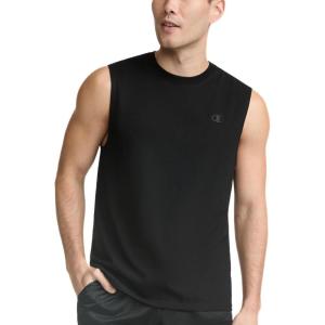 image:imageChampion Mens Muscle Tank Classic Graphic Muscle Tee Sleeveless Tshirt for Men Reg Or Big amp TallBlack  C Logo