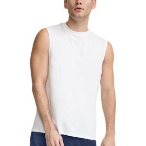 image:imageChampion Mens Muscle Tank Classic Graphic Muscle Tee Sleeveless Tshirt for Men Reg Or Big amp TallWhite  C Logo
