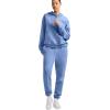 image:imageChampion Womens CinchedBottom Fleece Sweatpants Oversized Fit MidweightPewter Blue