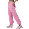 image:imageChampion Womens CinchedBottom Fleece Sweatpants Oversized Fit MidweightSpirited Pink