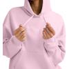 image:imageChampion Womens Hoodie Blank Canvas Powerblend Midweight Fleece Hoodie for WomenBallerina Slipper  Embroidered Script Logo