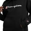 image:imageChampion Womens Hoodie Blank Canvas Powerblend Midweight Fleece Hoodie for WomenBlack  Classic Script Logo