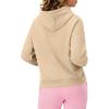image:imageChampion Womens Hoodie Blank Canvas Powerblend Midweight Fleece Hoodie for WomenChampagne Frost  Embroidered Script Logo