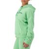 image:imageChampion Womens Hoodie Blank Canvas Powerblend Midweight Fleece Hoodie for WomenHappy Spring Green  Classic Script Logo
