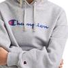 image:imageChampion Womens Hoodie Blank Canvas Powerblend Midweight Fleece Hoodie for WomenOxford Gray  Classic Script Logo