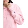 image:imageChampion Womens Hoodie Blank Canvas Powerblend Midweight Fleece Hoodie for WomenRose Shadow  Tonal Script Logo