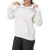 image:imageChampion Womens Hoodie Blank Canvas Powerblend Midweight Fleece Hoodie for WomenWhite