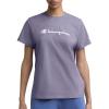 image:imageChampion Womens Classic Short Sleeve Graphic TShirt Standard Fit Script LogoDaybreak