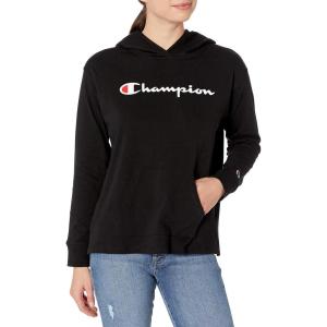 image:imageChampion Womens Hoodie Blank Canvas Powerblend Midweight Fleece Hoodie for WomenBlackchampion Script Retired