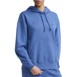 image:imageChampion Womens Hoodie Blank Canvas Powerblend Midweight Fleece Hoodie for WomenCoastal Fjord  Tonal Script Logo