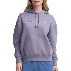 image:imageChampion Womens Hoodie Blank Canvas Powerblend Midweight Fleece Hoodie for WomenDaybreak  Tonal Script Logo