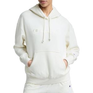 image:imageChampion Womens Hoodie Blank Canvas Powerblend Midweight Fleece Hoodie for WomenUnbleached Cotton  Tonal Script Logo