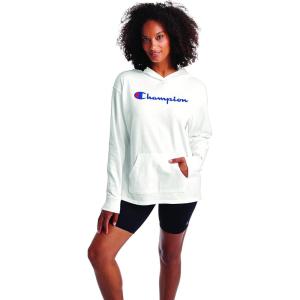 image:imageChampion Womens Hoodie Blank Canvas Powerblend Midweight Fleece Hoodie for WomenWhitechampion Script