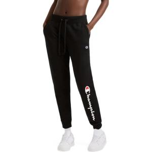 image:imageChampion Womens Joggers Fleece Joggers Comfortable Pants for Women 29 PlusBlack  Classic Script Logo