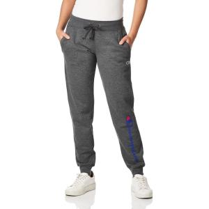 image:imageChampion Womens Joggers Fleece Joggers Comfortable Pants for Women 29 PlusGranite Heather  Classic Script Logo