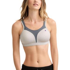 image:imageChampion Womens Womens Sports Bra HighImpact Maximum Support Breathable Moisture WickingOxford HeatherMedium Grey