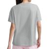 image:imageChampion Womens Classic Short Sleeve Graphic TShirt Loose Fit Script LogoOxford Grey Heather