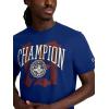 image:imageChampion Mens Classic Graphic Short Sleeve TShirt Standard Fit 2025 GraphicsBlue Depths  Indigo Dye 19