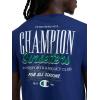 image:imageChampion Mens Classic Graphic Short Sleeve TShirt Standard Fit 2025 GraphicsBlue Depths  Sunsetters