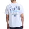 image:imageChampion Mens Classic Graphic Short Sleeve TShirt Standard Fit 2025 GraphicsBright White  Sunsetters