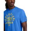 image:imageChampion Mens Classic Graphic Short Sleeve TShirt Standard Fit 2025 GraphicsNebulas Blue  Champion 1919