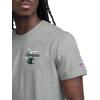 image:imageChampion Mens Classic Graphic Short Sleeve TShirt Standard Fit 2025 GraphicsOxford Grey Heather  Sunsetters