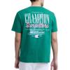 image:imageChampion Mens Classic Graphic Short Sleeve TShirt Standard Fit 2025 GraphicsVerdant Green  Sunsetters