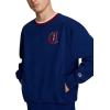 image:imageChampion Mens Indigo Dye Crewneck Sweatshirt Oversized Fit Midweight DistressedBlue Depths