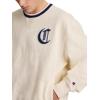 image:imageChampion Mens Indigo Dye Crewneck Sweatshirt Oversized Fit Midweight DistressedUnbleached Cotton
