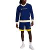 image:imageChampion Mens Lightweight VNeck Woven Pullover Script LogoBlue Depths