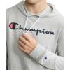 image:imageChampion Mens Long Sleeve Tshirt Hoodie Retired ColorsOxford Gray  Classic Script Logo