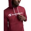 image:imageChampion Mens Long Sleeve Tshirt Hoodie Retired ColorsPomegranate  Classic Script Logo