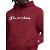 image:imageChampion Mens Pullover Fleece Hoodie Standard Fit Midweight Script Logo Available in Regular and Big amp TallPomegranate