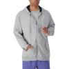 image:imageChampion mens Zipup Hoodie Comfortable Zipup Hoodie Sweatshirt for Men Reg Or Big amp TallOxford Gray  C Logo