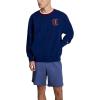 image:imageChampion Mens Indigo Dye Crewneck Sweatshirt Oversized Fit Midweight DistressedBlue Depths