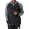 image:imageChampion Mens Pullover Fleece Hoodie Midweight C Logo Reg Or Big amp TallBlackBlackManhattan Mist C Logo