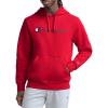 image:imageChampion Mens Pullover Fleece Hoodie Standard Fit Midweight Script Logo Available in Regular and Big amp TallTango Red